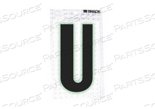 OEM#: 3020-UREFL. НАКЛЕЙКА С БУКВОЙ U СВЕТЯЩАЯСЯ В ТЕМНОТЕ PK10 от Brady Americas