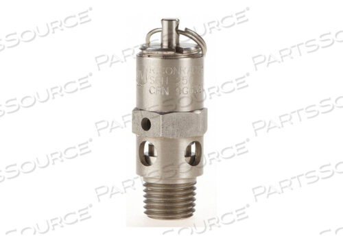 OEM#: SRH250-SS-060ПРЕДОХРАНИТЕЛЬНЫЙ КЛАПАН С ЖЕСТКИМ СЕДЛОМ 1/4 ДЮЙМА 60 PSI SS от Conrader