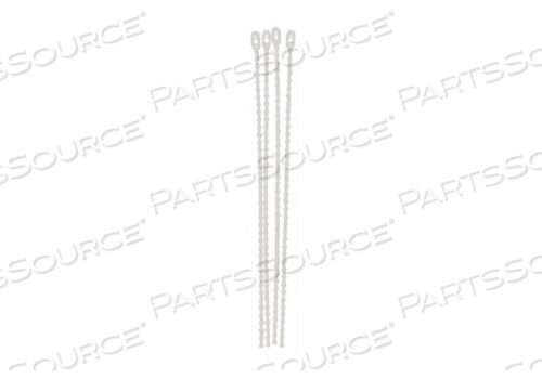 OEM#: 81761МНОГОРАЗОВЫЙ ГАЛСТУК С БУСИНАМИ 8 ДЮЙМОВ БЕЛЫЙ PLSTC PK100 от Brady Americas