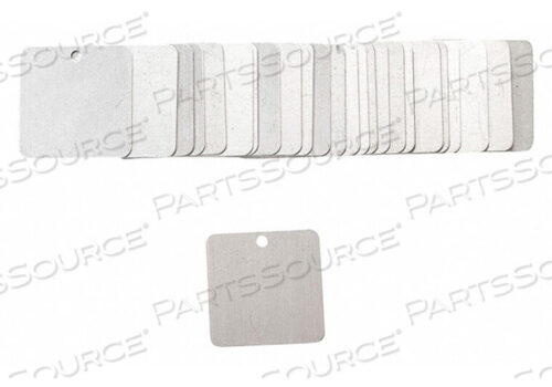 OEM#: 87643BLK TAG 2 X 2 IN NAT AL SQ 3/16 IN PK25 от Brady Americas