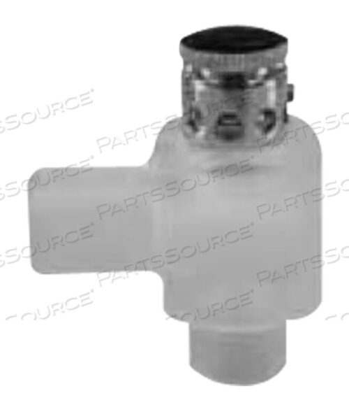 OEM#: 00-223АДАПТЕР, ЛОКТЕВОЙ ПАТРУБОК МАСКИ, С РЕГУЛИРУЕМЫМ ОТСЕКАТЕЛЬНЫМ КЛАПАНОМ (БОЛЬШОЙ), 22 МММ X 22 МММ/15 ММФ, ПРОЗРАЧНЫЙ АКРИЛОВЫЙ от Anesthesia Associates