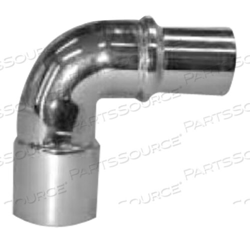 OEM#: 00-317СОЕДИНИТЕЛЬ, ИЗОГНУТЫЙ НА 90°, 15 МММ X 15 ММФ, ХРОМИРОВАННАЯ ЛАТУНЬ от Anesthesia Associates