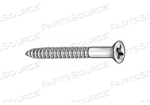 OEM#: U49876.016.0250ШУРУП ПО ДЕРЕВУ ПЛОСКИЙ #8X2 1/2 L PK100 от Fabory