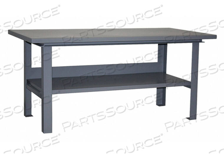 OEM#: WG472GPВерстак из стали, сварной, фиксированной высоты - нижняя полка - 72Ш x 36Г x 34В от Jamco