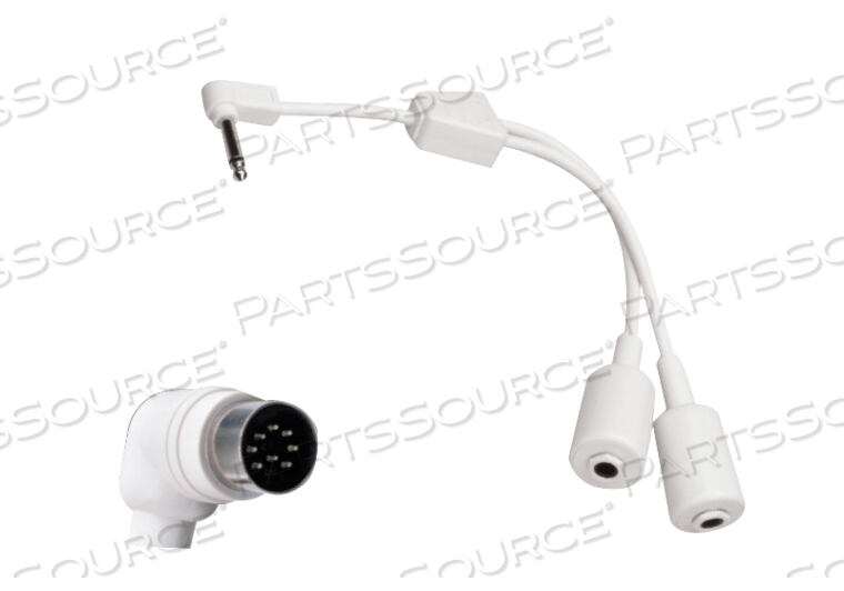 OEM#: 115260АДАПТЕР, ТИП Y, RAULAND 8-КОНТАКТНЫЙ DIN (НАСТЕННЫЙ КОНЕЦ ПОД ПРАВЫМ УГЛОМ) НА ДВЕ 8-КОНТАКТНЫЕ РОЗЕТКИ DIN от Crest Healthcare