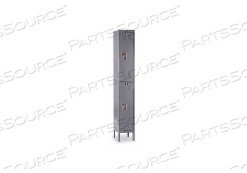 OEM#: U1558-2A-HGДВУХЪЯРУСНЫЙ 2-ДВЕРНЫЙ СТАЛЬНОЙ ШКАФЧИК ПРЕМИУМ-КЛАССА, 15ШX15DX36В, ТЕМНО-СЕРЫЙ, СБОРКА Hallowell
