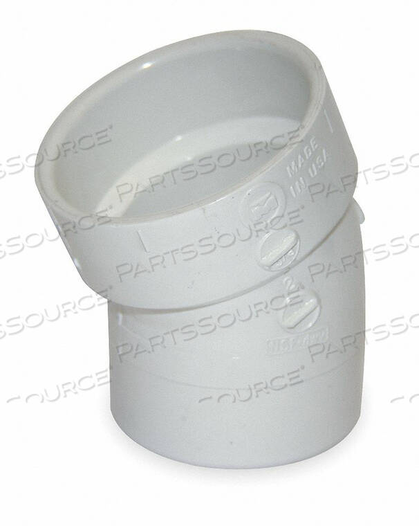 OEM#: 1CNX5STREET ELBOW 22 1/2 DEG 2 IN PVC WH от Charlotte Pipe And Foundry Co.