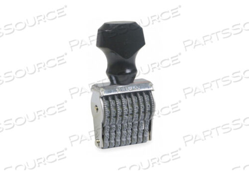 НУМЕРАЦИОННЫЙ ШТАМП 8 ПОЛОС МЕТАЛЛИЧЕСКИЙ