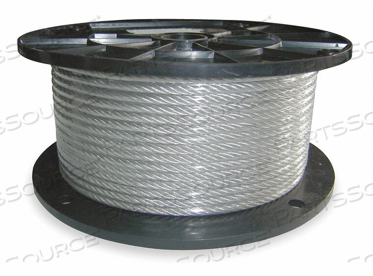 OEM#: 2VJT4CABLE 1/8 ДЮЙМА 250 ФУТОВ. ДЛИНА 352 ФУНТА. 7X19 СТАЛЬ от DAYTON ELECTRIC MANUFACTURING CO