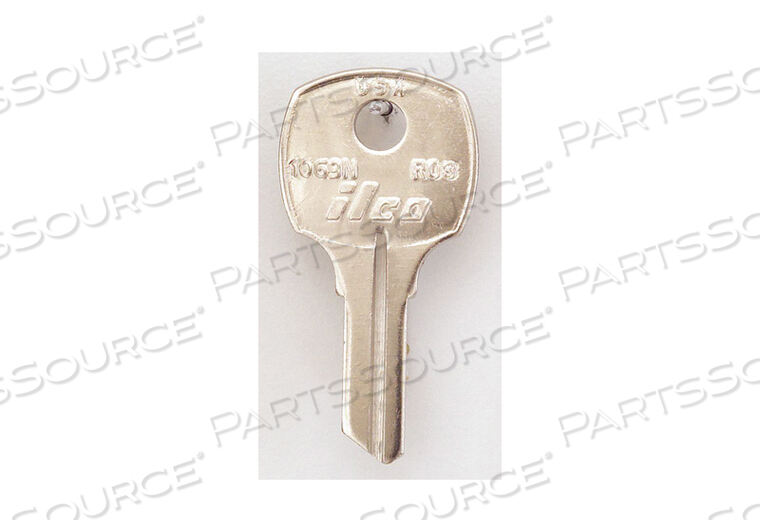 OEM#: 1069N-RO3KEY BLANK BRASS TYPE RO3 5 PIN PK10 от Kaba