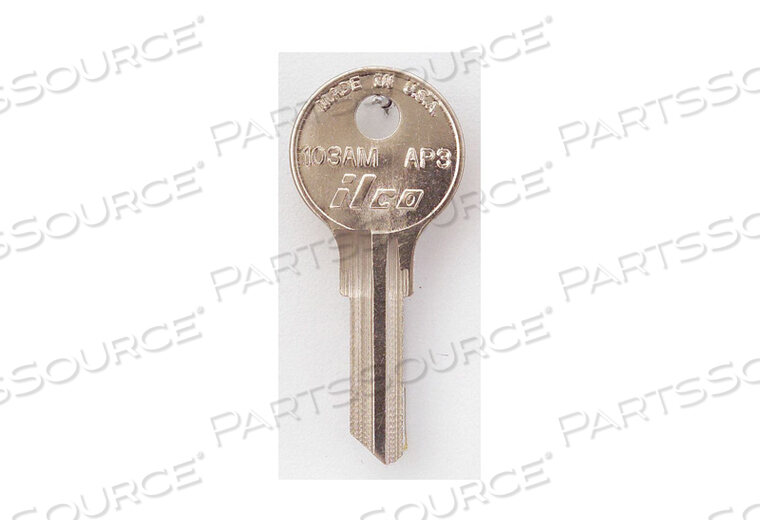 OEM#: 103AM-AP3KEY BLANK BRASS TYPE AP3 5 PIN PK10 от Kaba