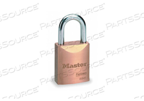 OEM#: 6841LFWOKEYED НАВЕСНОЙ ЗАМОК 25/32 В ПРЯМОУГОЛЬНОМ ЗОЛОТОМ от Master Lock