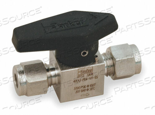 OEM#: 6A-PR6-VT-SВРАЩАЮЩИЙСЯ КЛАПАН 3/8 ДЮЙМА 316 SS 1/4 ОБОРОТА от Parker Hannifin Corporation