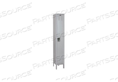 OEM#: UMS1588-1A-PL-AMMEDSAFE ОДНОЯРУСНЫЙ 1-ДВЕРНЫЙ АНТИМИКРОБНЫЙ ШКАФЧИК, 15 ШТ. X 18 DX72 В, СВЕТЛО-СЕРЫЙ, СБОРКА Hallowell