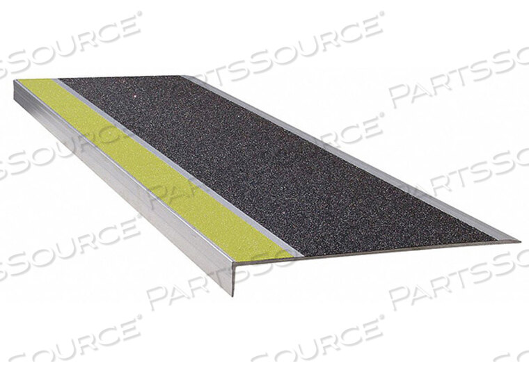 OEM#: 311YB3STAIR TREAD YLW/BLK 36IN W EXTRUDED ALUM by Wooster