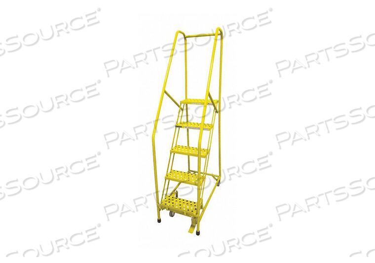 OEM#: 1005R1820A6E10B4C2P6СТАЛЬНАЯ ЛЕСТНИЦА НА КОЛЕСАХ, 80 ДЮЙМОВ, ЖЕЛТАЯ, от Cotterman
