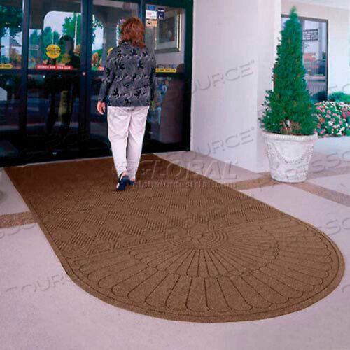 WATERHOG GRAND CLASSIC КОВРИК ОДИН ОВАЛЬНЫЙ / ОДИН ПРЯМОЙ 6 Ш X 155 Л КОРИЧНЕВЫЙ