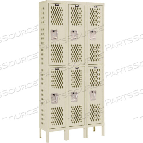 OEM#: U3258-2HV-A-PTДВУХЪЯРУСНЫЙ 6-ДВЕРНЫЙ ПРОЧНЫЙ ВЕНТИЛИРУЕМЫЙ ШКАФ, 12 ШИРИНА X 15 ДВЕРЕЙ, КОРИЧНЕВЫЙ, СБОРКА Hallowell