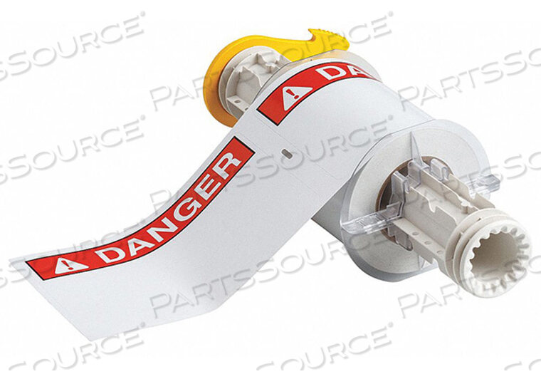 OEM#: 130752ЭТИКЕТКА КРАСНАЯ НА БЕЛОМ ВИНИЛЕ 4X6 ДЮЙМОВ от Brady Americas