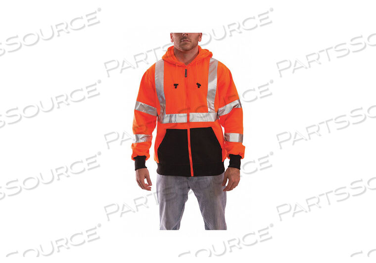 OEM#: S78129СВИТШОТ С КАПЮШОНОМ HI-VIS ORG/BLK PET 4XL от Tingley Rubber