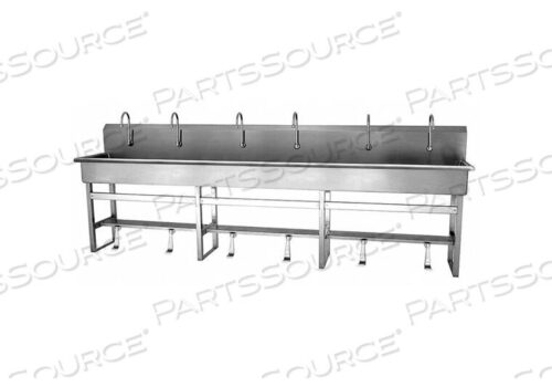 OEM#: 512F НАПОЛЬНАЯ МОЙКА НА 16 ЧЕЛОВЕК С ОДНОЙ ПЕДАЛЬЮ ОТ Sani-Lav