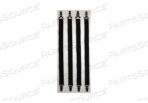 OEM#: 9054BSHIRT STAY ADJUSTABLE BLACK PK4 by Heros Pride