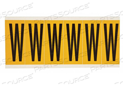 OEM#: 1550-WБУКВА ЭТИКЕТКА Ш 1-1/2 ДЮЙМА Ш X 3-1/2 ДЮЙМА В от Brady Americas