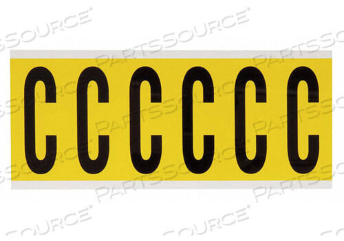 OEM#: 3450-CLETTER LABEL C 1-1/2 ДЮЙМА Ш X 3-1/2 ДЮЙМА В от Brady Americas