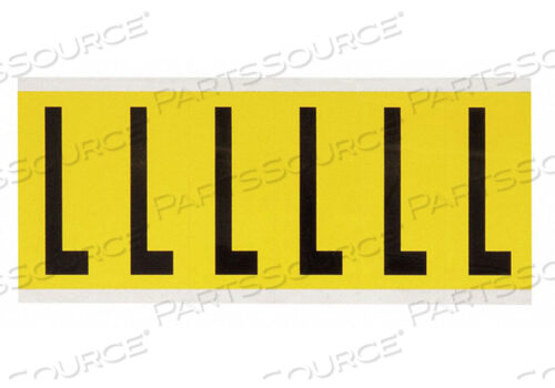 OEM#: 3450-LБУКВА ЭТИКЕТКА Д 1-1/2 ДЮЙМА Ш X 3-1/2 ДЮЙМА В от Brady Americas