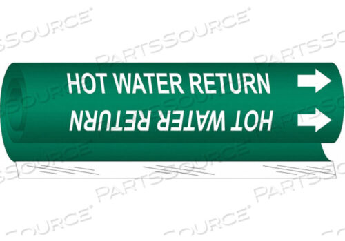 OEM#: 5831-IPIPE MARKER HOT WATER RETURN от Brady Americas