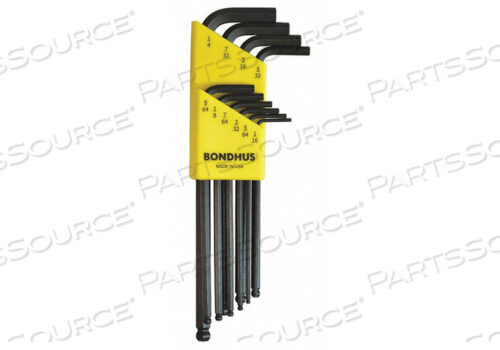 OEM#: 10938SET 10 ШАРИКОВЫХ Г-ОБРАЗНЫХ КЛЮЧЕЙ от Bondhus