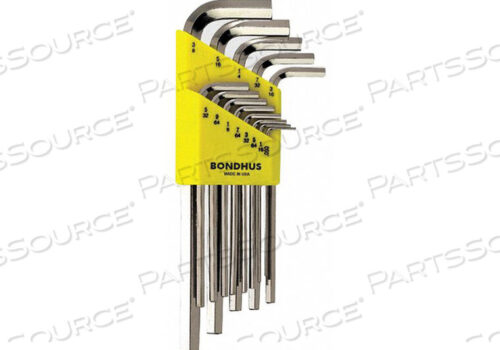 OEM#: 16299НАБОР 9 ПЛАСТИКОВЫХ Г-ОБРАЗНЫХ ШЕСТИГРАННЫХ КЛЮЧЕЙ - КОРОТКИЕ от Bondhus