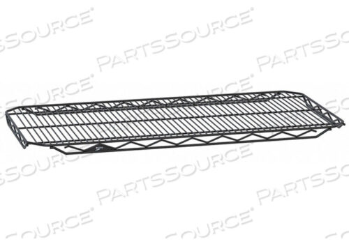 OEM#: 2436QBLMETRO 2436QBL QWIKSLOT WIRE DISPLAY SHELF, ЧЕРНЫЙ, 24 X 36 от Intermetro Industries (Emerson)