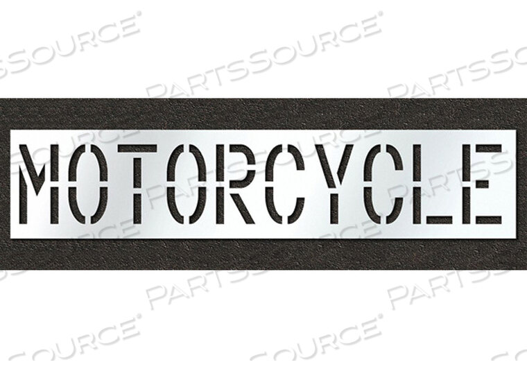 OEM#: STL-116-71816ТРАФАРЕТ ДЛЯ МОТОЦИКЛА ДЛЯ ТРОТУАРА 18 ДЮЙМОВ от RAE Products & Chemicals Corp.