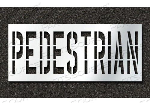 OEM#: STL-116-73625ТРАФАРЕТ ДЛЯ ПЕШЕХОДОВ НА ТРОТУАР 36 ДЮЙМОВ от RAE Products & Chemicals Corp.