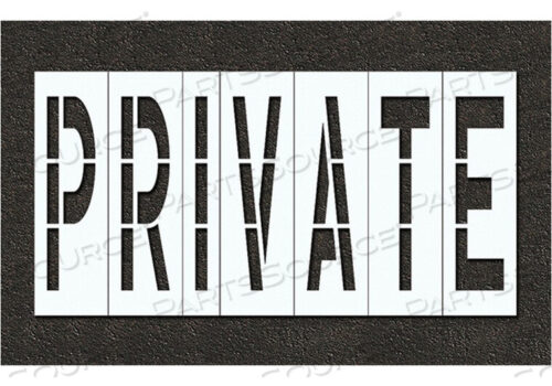 OEM#: STL-116-74829ТРАФАРЕТ ДЛЯ ТРОТУАРНОЙ ПЛАСТИКОВОЙ ЧАСТНОЙ 48 ДЮЙМОВ от RAE Products & Chemicals Corp.