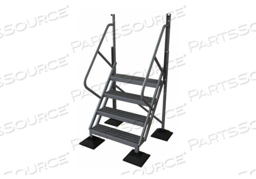 OEM#: URTL504U-DESIGN ROOFTOP PLATFORMS - 4-STEP 50 DEGREE INCLINE LADDER by Tri-Arc