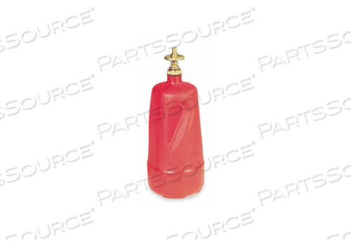 OEM#: 14010 РАСПРЕДЕЛИТЕЛЬНЫЙ БУТЫЛКА 1 КВАРТА, КРАСНЫЙ ПОЛИЭТИЛЕН от Justrite