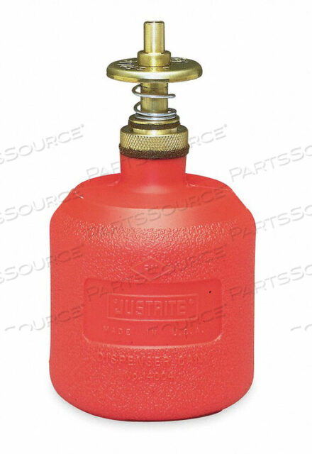 OEM#: 14004 РАСПРЕДЕЛИТЕЛЬНЫЙ БУТЫЛКА 8 УНЦИЙ КРАСНЫЙ ПОЛИЭТИЛЕН от Justrite