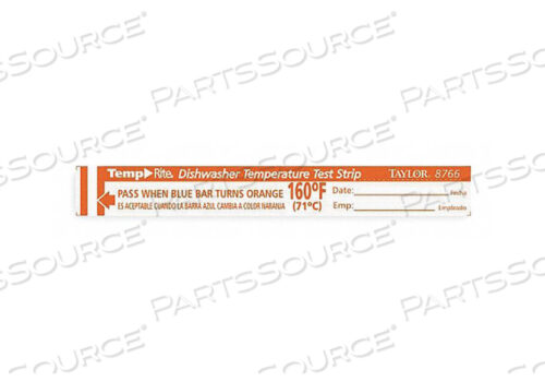 OEM#: 8766ТЕСТ-ПОЛОСКА ДЛЯ ПОСУДОМОЕЧНОЙ МАШИНЫ PK25 от Taylor