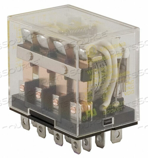OEM#: 8501RS44P14V20GEN НАЗНАЧЕНИЕ РЕЛЕ 14 КОНТАКТНЫЙ КВАДРАТ 120 В переменного тока от Square D