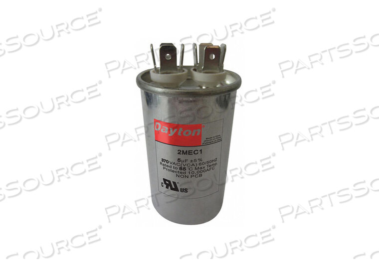 OEM#: 2MEE4RUN CAPACITOR 50 MFD 370V ROUND by DAYTON ELECTRIC MANUFACTURING CO