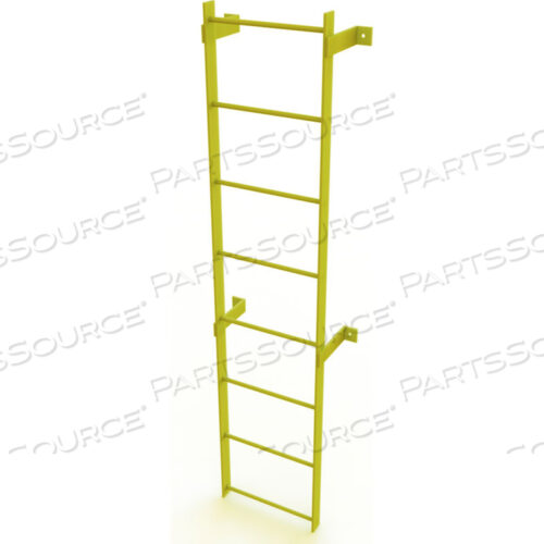 OEM#: WLFS0108-Y8 СТАЛЬНАЯ СТАНДАРТНАЯ ЛЕСТНИЦА БЕЗ КЛЕТКИ, ЖЕЛТАЯ от Tri-Arc