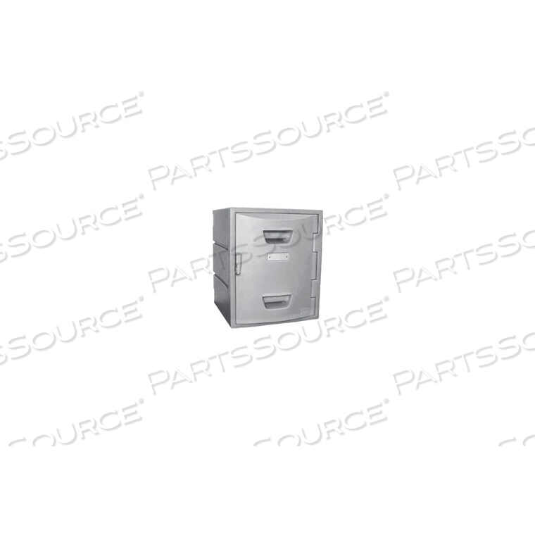 OEM#: 015001518BX1027ЧЕТЫРЕХЪЯРУСНЫЙ ПЛАСТИКОВЫЙ ШКАФЧИК REMCO PLASTICS, 15ШX15DX18В, СЕРЫЙ, СОБРАННЫЙ Remcon Plastics Inc