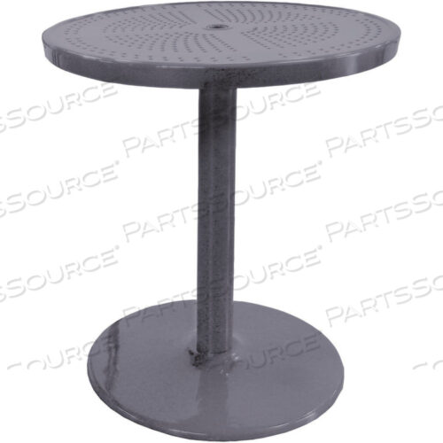 36 ПЕРФОРИРОВАННЫЙ УЛИЧНЫЙ СТОЛ-ПЬЕДЕСТАЛ - СЕРЫЙ