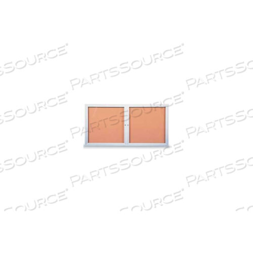 ДВУХДВЕРНАЯ УЛИЧНАЯ ПРОБКОВАЯ ДОСКА - 48Ш X 36