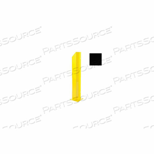 HEAVY DUTY DOOR TRACK PROTECTOR 48 RIGHT BLACK