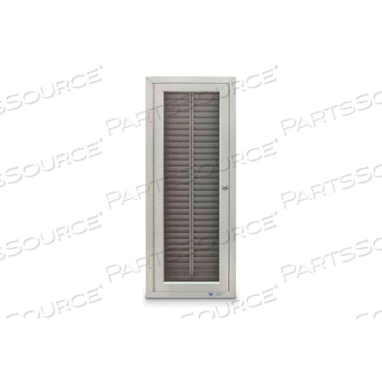 OEM#: UV4220АЛЮМИНИЕВЫЙ ШКАФ ДЛЯ БЕЙДЖЕЙ И КАРТОЧЕК ТАБЛИЧНОГО УЧЕТА, 60 СЛОТОВ, 13 Ш X 3-1/4 Д X 35 В, САТИН от United Visual Products