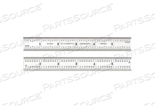OEM#: C616R-6RULER ЗАКАЛЕННАЯ ПРУЖИННОЙ СТАЛЬЮ 6 Д X 3/4 Ш от Starrett