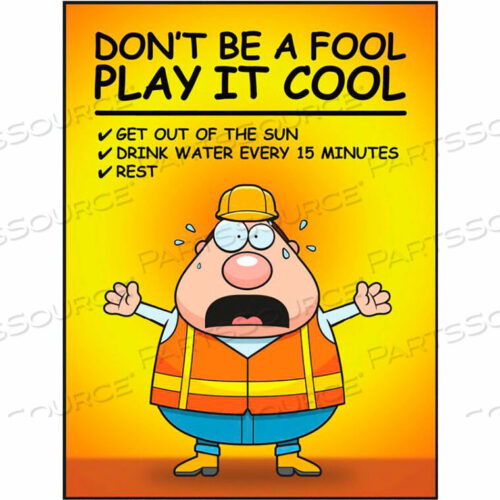 OEM#: SP125032ПЛАКАТ ПО БЕЗОПАСНОСТИ, НЕ БУДЬ ДУРАКАМИ, ИГРАЙ ХОЛОСТЯК, 22H X 17W, ПЛАКАТНАЯ БУМАГА от Accuform Manufacturing, Inc.